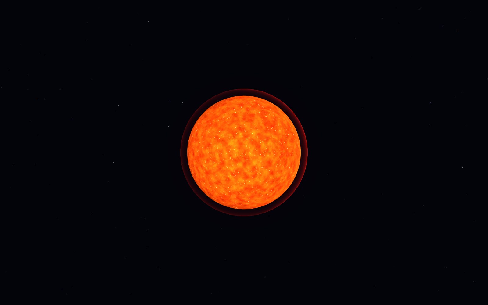 Betelgeuse, artist's impression, from another angle