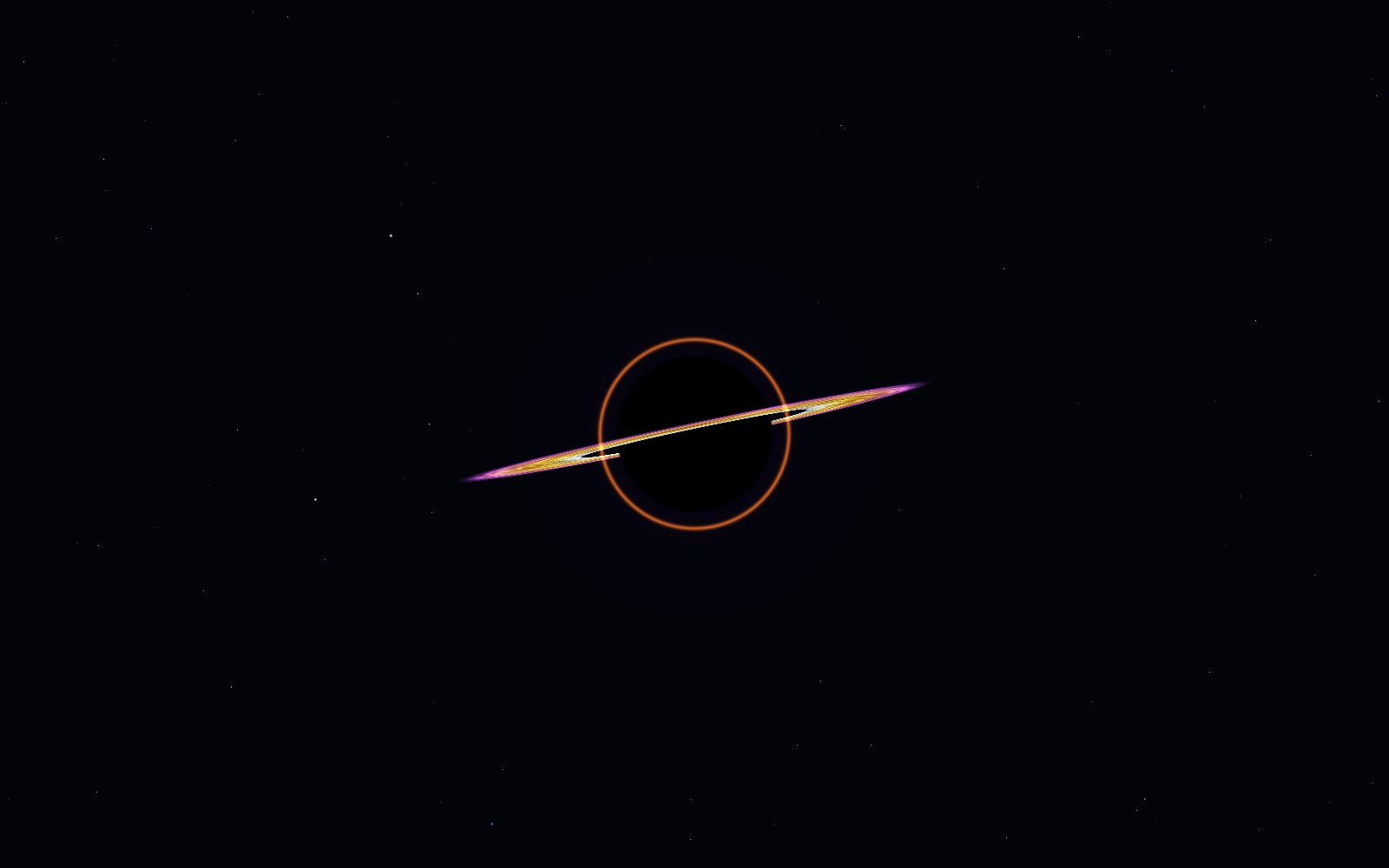 Gaia BH1, artist's impression, from another angle