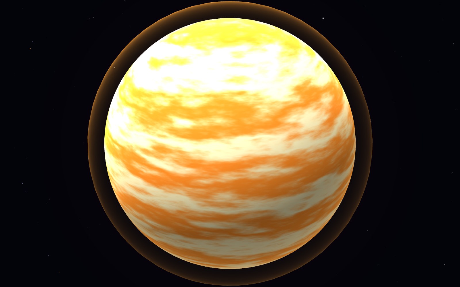 KELT-9b, artist's impression, close-up