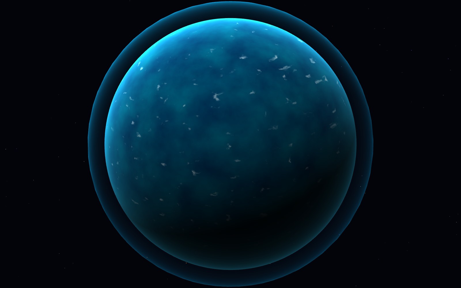 Kepler-22b, artist's impression, close-up