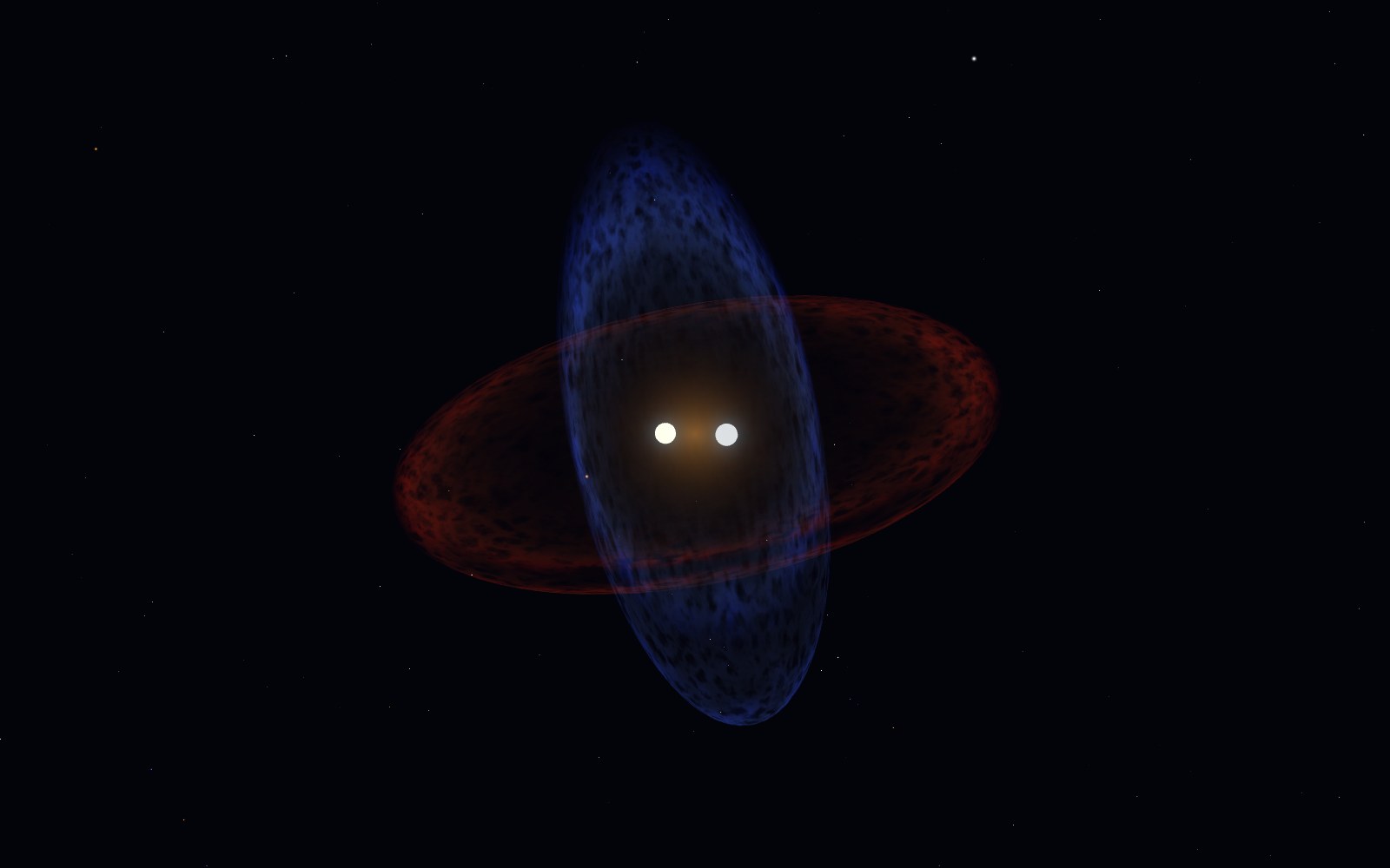 Kilonova, artist's impression, 3D render, close-up