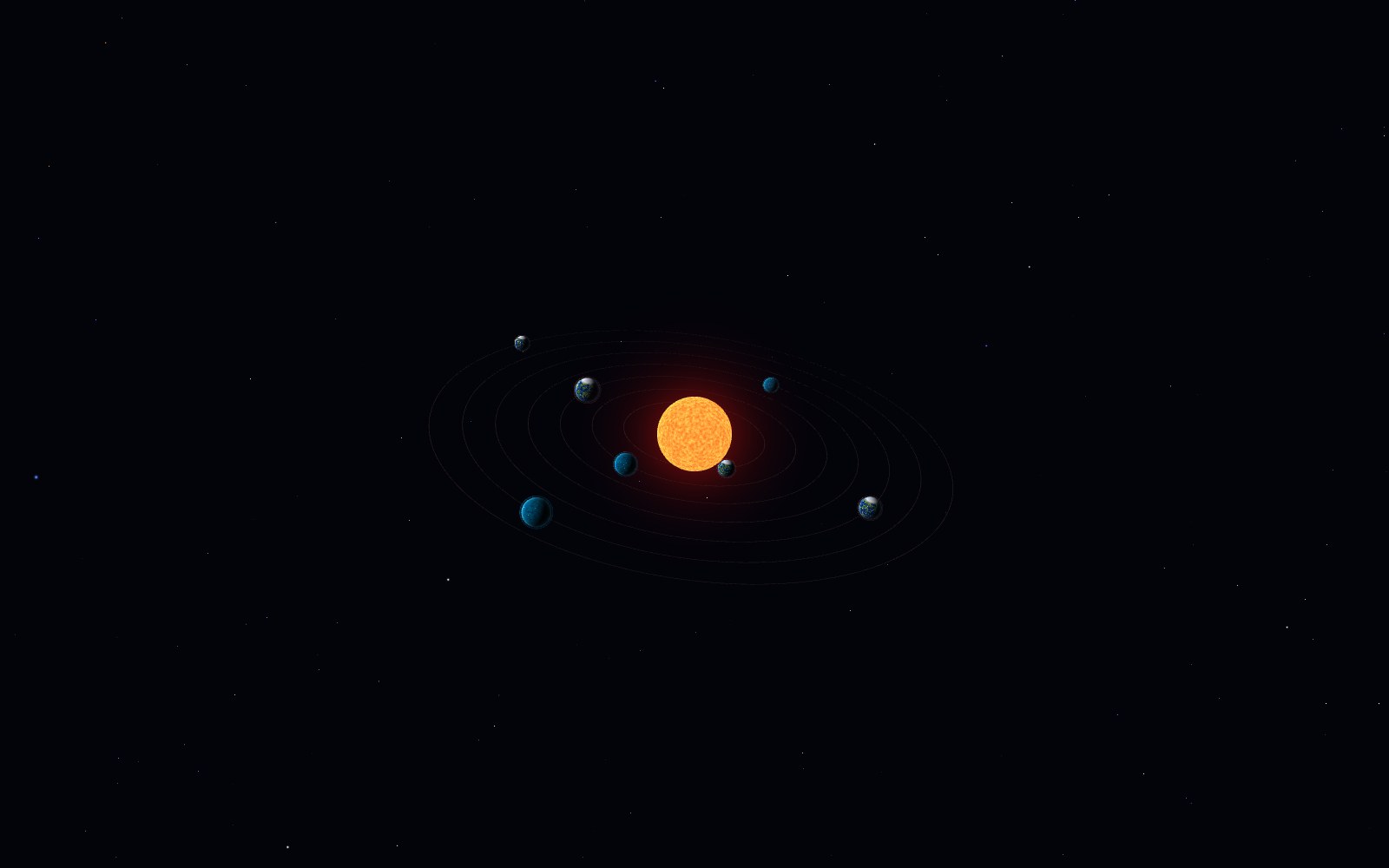 TRAPPIST-1, artist's impression