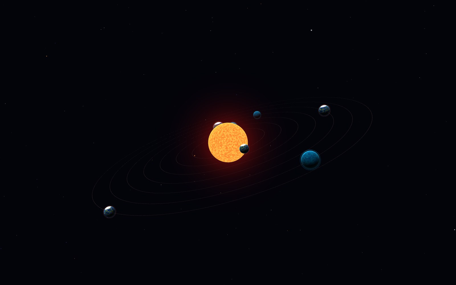 TRAPPIST-1, artist's impression, close-up