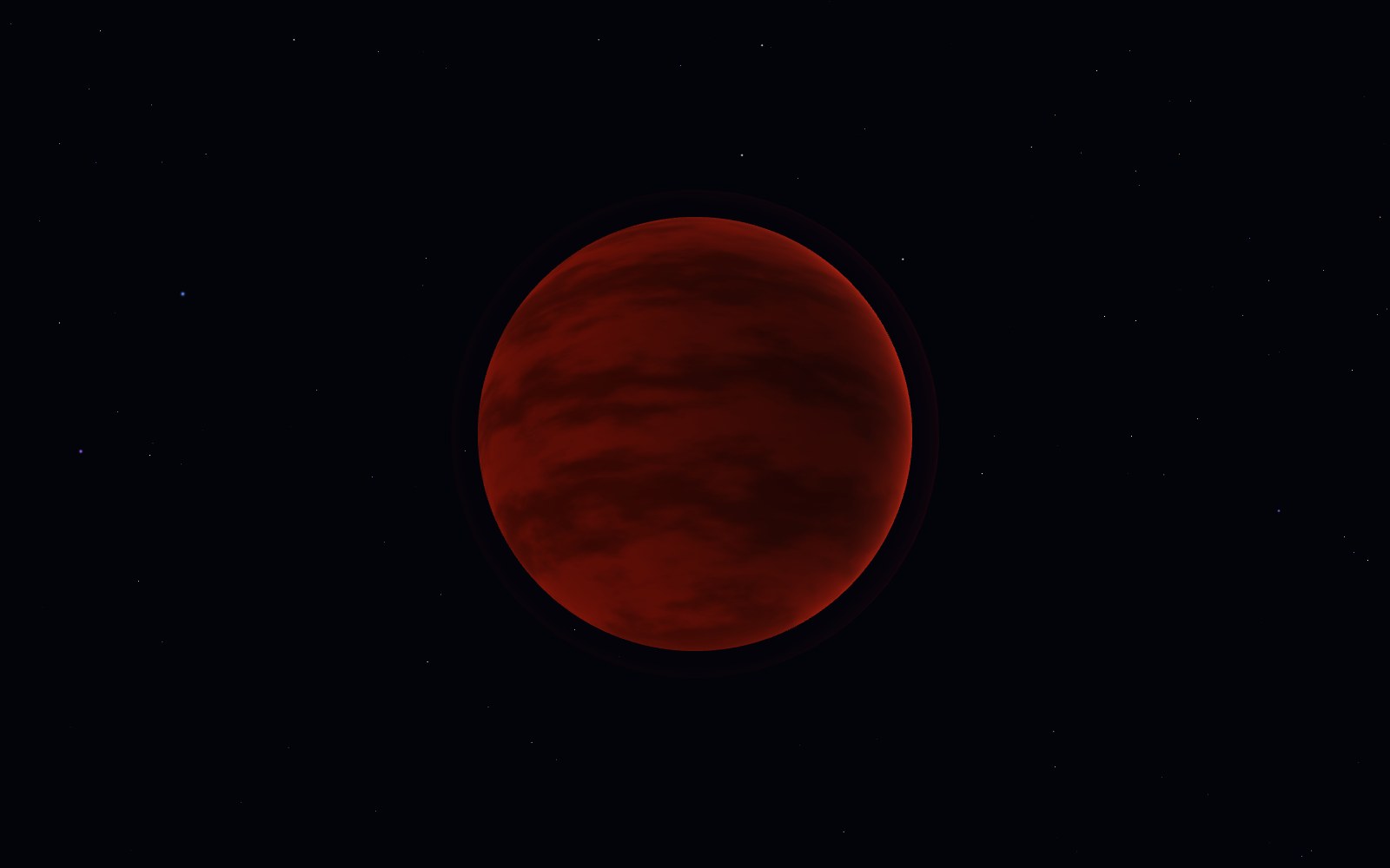 TrES-2b, artist's impression, from another angle