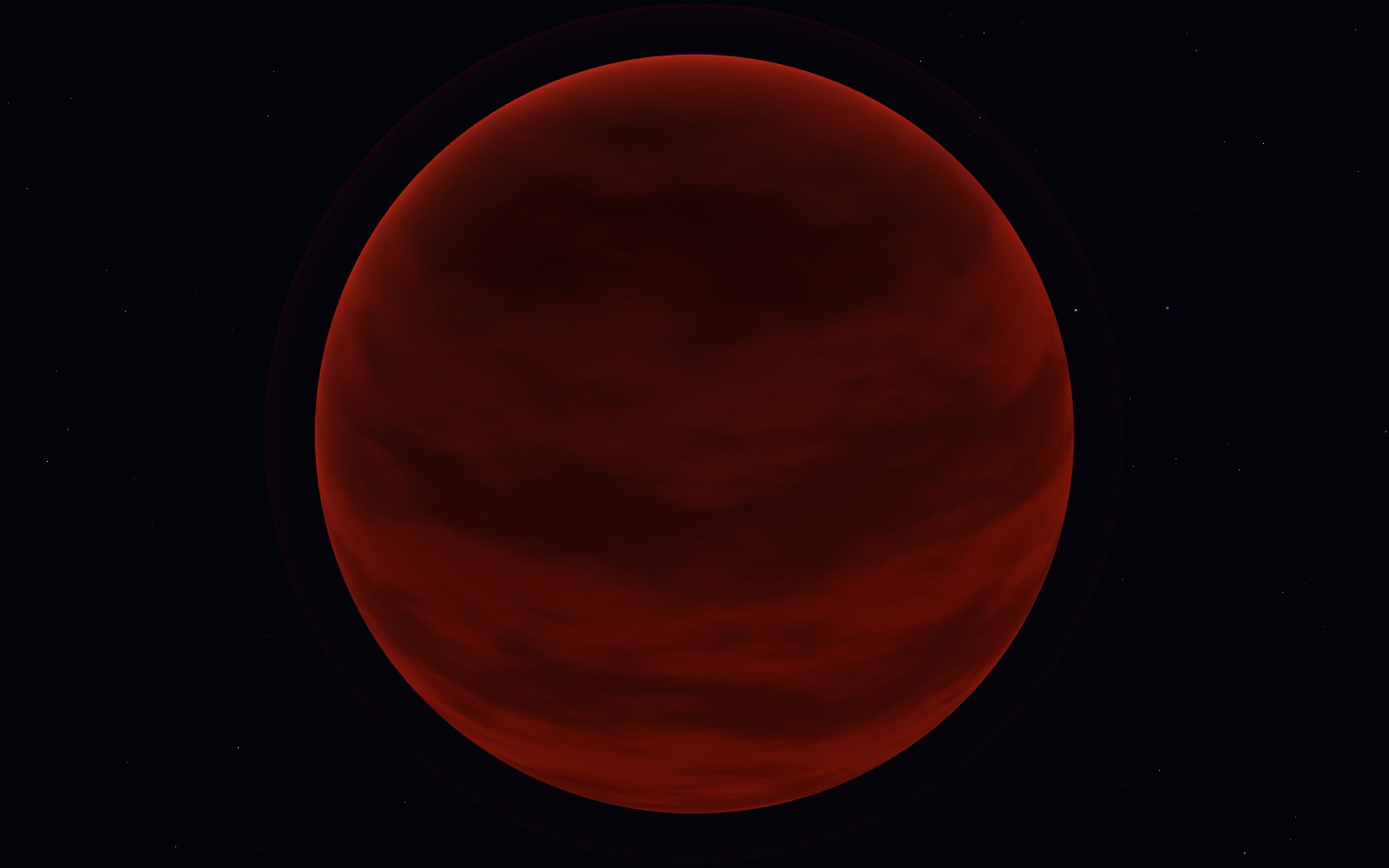 TrES-2b, artist's impression, close-up