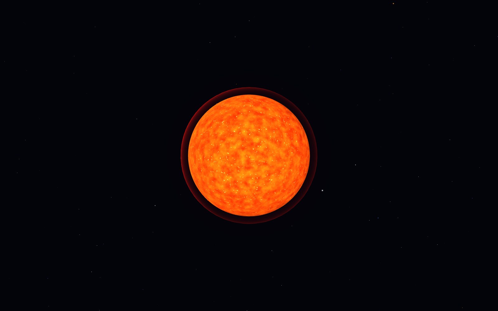UY Scuti, artist's impression