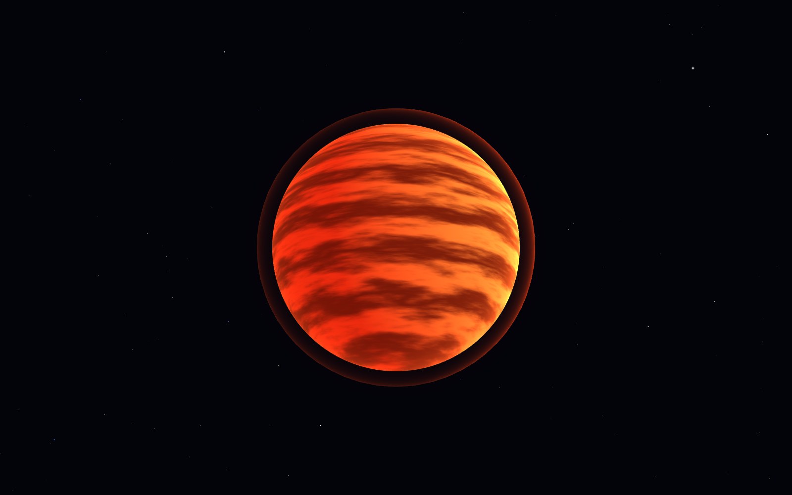 WASP-76b, artist's impression, from another angle